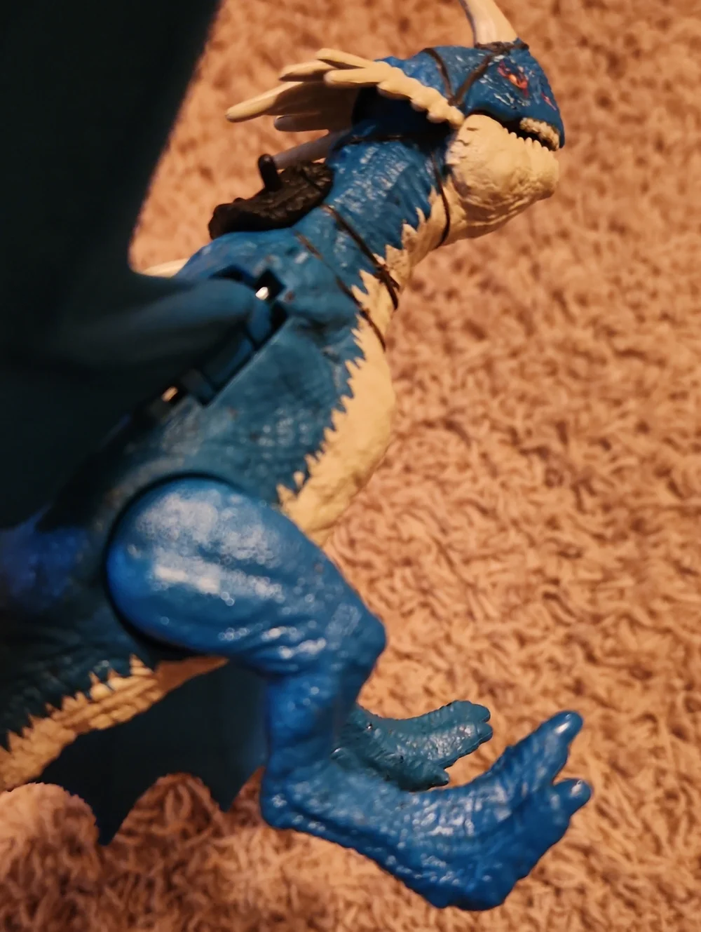How To Train Your Dragon Deadly Nadder Blue Dragon Figure with Teal & Orange